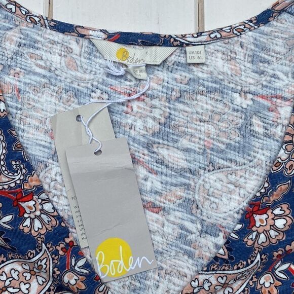 NWT Boden Cotton Puff Sleeve Dress - Picture 11 of 16